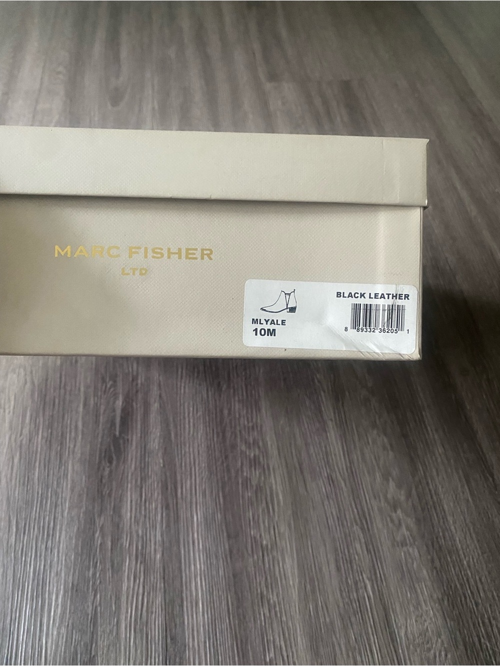 Marc Fisher Black Leather Ankle Boots - Picture 5 of 7